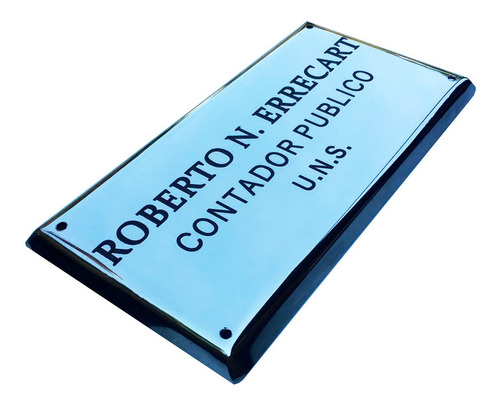 Placa Bronce Profesional, Doctor, Abogado, Contador 30x20 Cm