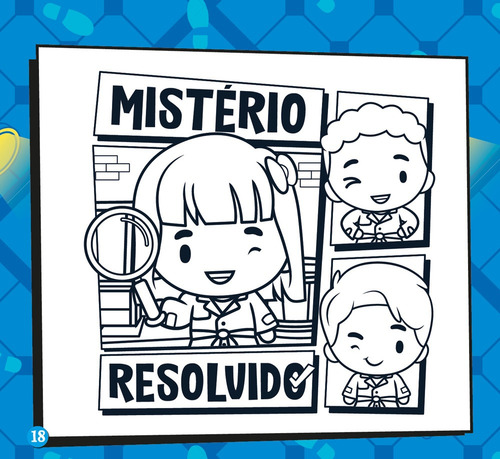 Blue Building Detectives: diversión colorida: no hay subtítulos, de Ciranda Cultural. Hay una serie, no hay volumen. Editora Ciranda Cultural Editora, tapa blanda, primera edición en portugués, 2023