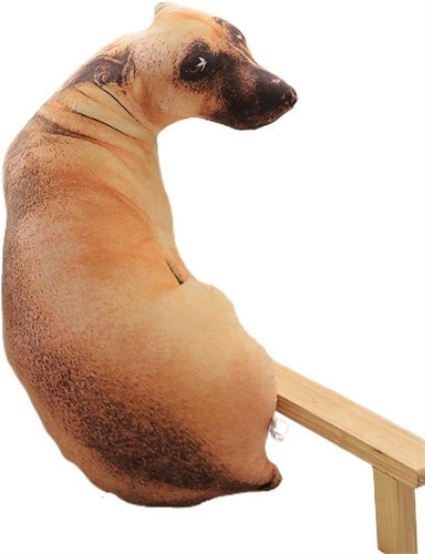 Bonita Almohada Para Sofá Con Forma De Perro, 50 Cm