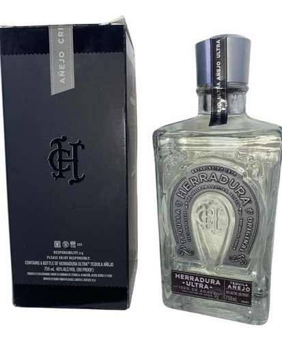 Tequila Añejo Cristalino Herradura Ultr - mL a $333