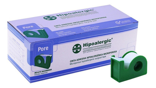 Cinta Hipoalergic Pore Con Racionador 25mm X 9m - Caja X12u