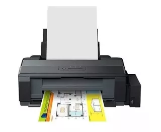 Impresora a color simple función Epson EcoTank L1300 negra 220V - 240V