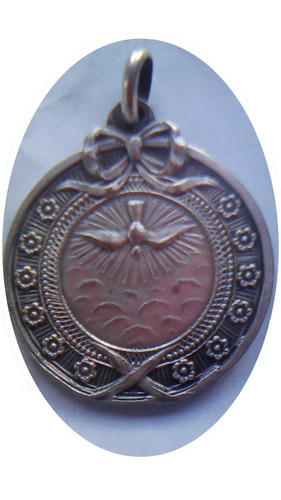Antigua Medalla De Plata Coleccionable 1930.bodas De Plata