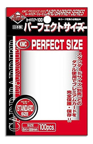 Folios Protectores Perfect Size Kmc X100 - Cartas Magic Z