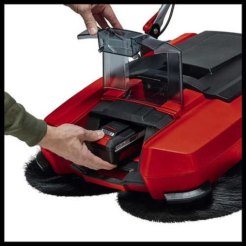 Imagen 5 de 9 de Barredora Inalambrica Empuje Einhell Bateria + Cargador Kit