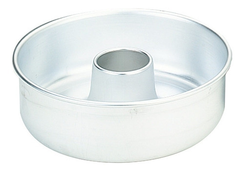 Molde Para Rosca O Savarin De Aluminio 28 Cm Marca Ibili Color Plateado