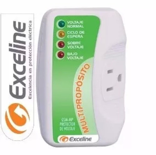 Protector De Voltaje 120v Exceline Multiproposito Gsm-mp