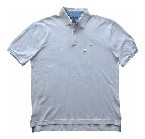 Camiseta Tipo Polo Tommy Hilfiger Hombre Talla L F007 Orgnl