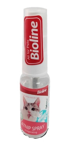 Cat Nip Hierba Gatera En Spray 15 Ml Bioline- Para Gatos