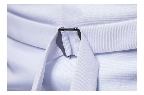 Chaleco De Vestir Azul Real Con Doble Botonadura Para Hombre