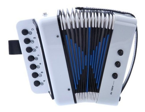 D Luca Niño Boton Acordeon Blanco