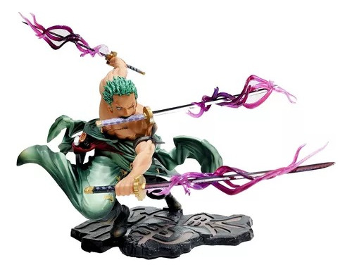Imagen 2 de 4 de Figura De Colección Roronoa Zoro One Piece Animé