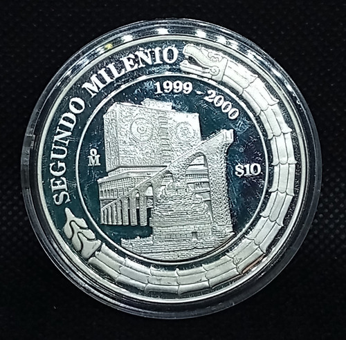 Moneda De 2 Onzas De Plata Proof, Segundo Milenio