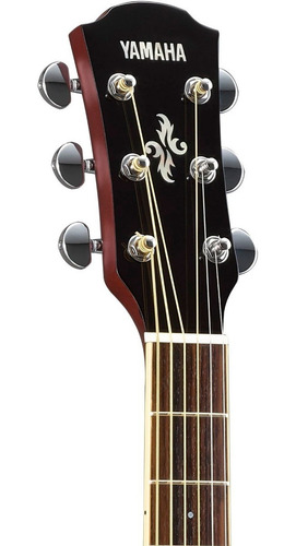 Violão eletroacústica Yamaha APX600 para destros natural pau-rosa brilhante