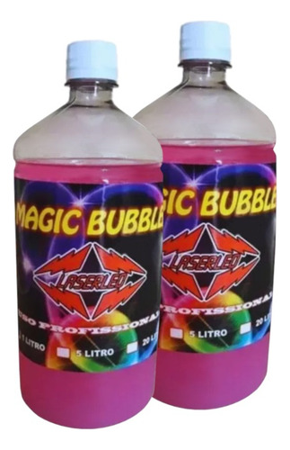 2 Liquido Bolha De Sabão - Bolinhas De Sabão Fluido 110v/220v