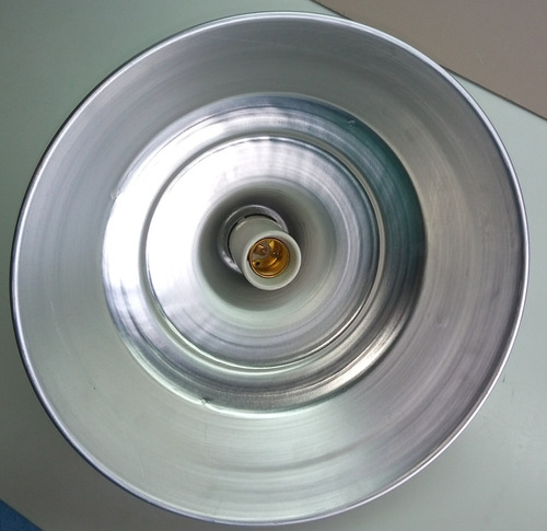 Pantalla Profunda Lámpara Industrial 12 Pulgadas En Aluminio