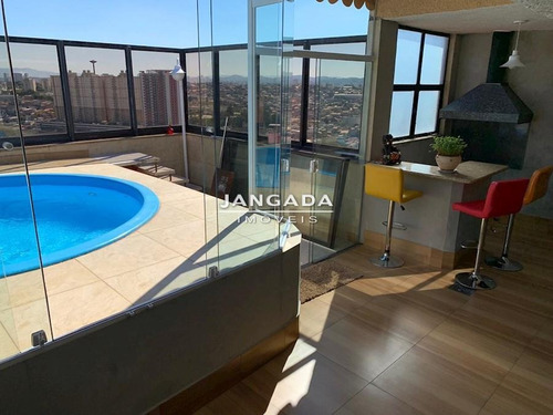 Imagem 10 de 27 de Cobertura A Venda Com Piscina - Condominio Chacara Jaguaribe - 10232
