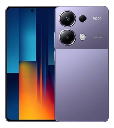 Xiaomi Poco M6 Pró 256gb Purple 8gb Ram Global +brindes