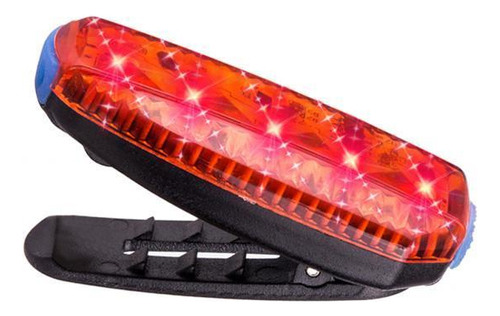 2 Lámpara Impermeable Cola Trasera Clip En Usb Lámpara