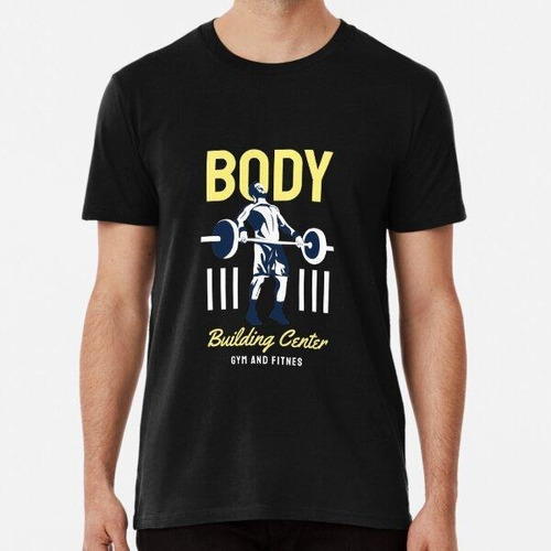 Remera Body Building Center Gym And Fitness Algodon Premium