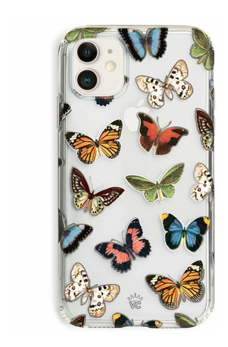 Compatible Con  11 Case Butterfly Clear Para Niñas, Mu...