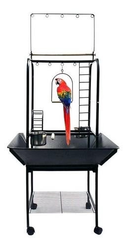 Imagen 1 de 4 de Jaula De Ejercicios Para Aves Loros Cacatuas Gimnasio Grande
