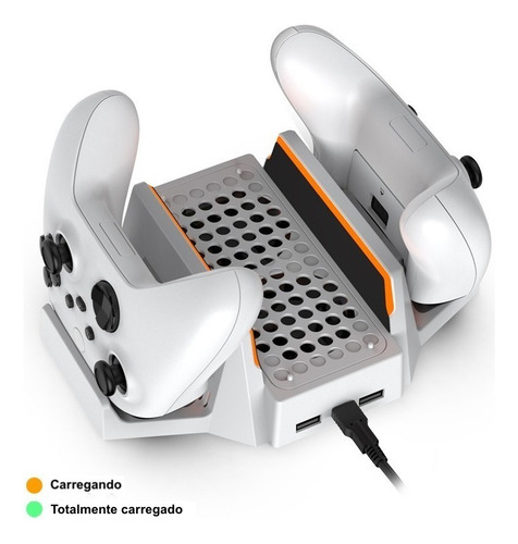 Base Cooler Para Xbox Séries S Resfriamento Usb Compacto