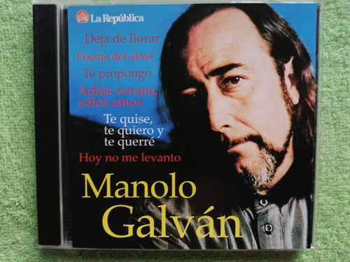 Eam Cd Manolo Galvan 16 Grandes Exitos 1998 Edicion Peruana