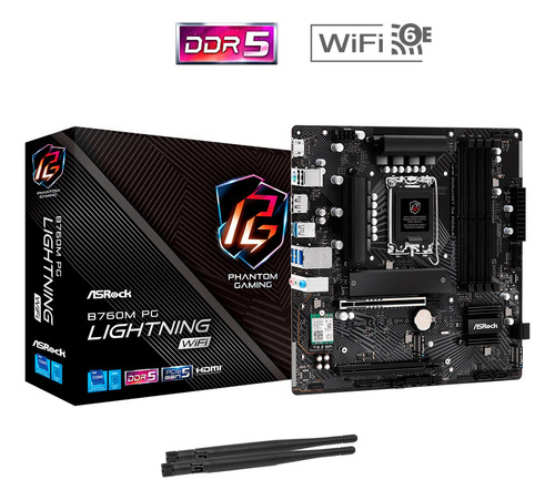 Motherboard Asrock B760m Pg Lightning Wifi,ddr5 7200mhz (oc)