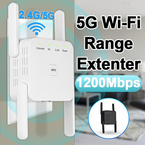 Repetidor Inalámbrico De 5 Ghz, Enrutador Wifi, Amplificador