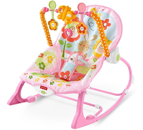 Silla Mecedora Vibradora Bebe Fisher Price Crece Conmigo