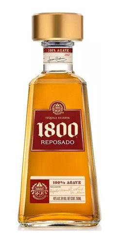 Tequila 1800 Reposado Bot 750ml - mL a $352