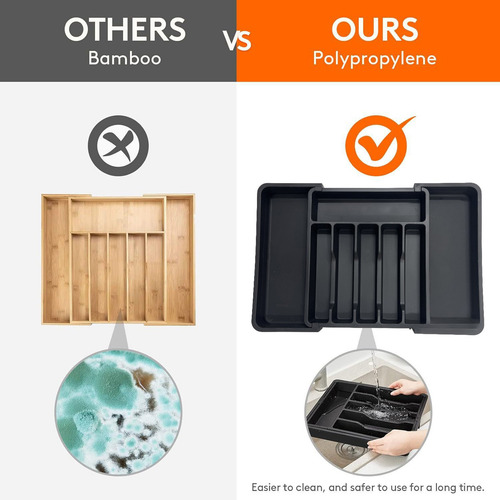 Organizador De Cajones Expandible Para Cubiertos K Storage R