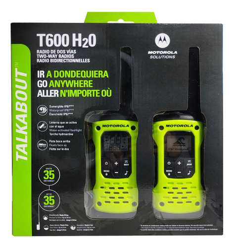 Radio Walkie Talkie Inalámbrico 35km T600pe Ip67 Motorola