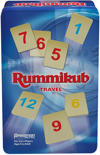 Rummikub In Travel Tin, el juego porno original de Rummy Tile