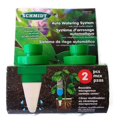 Sistema De Riego Automático Jardines X 2pcs Schmidt 3053103