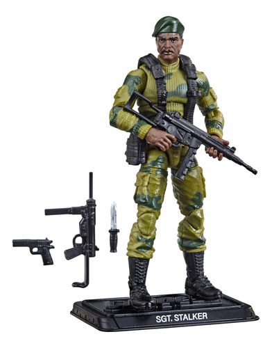 Figura De Acción Coleccionable De Gi Joe Retro Lonzo Stalke