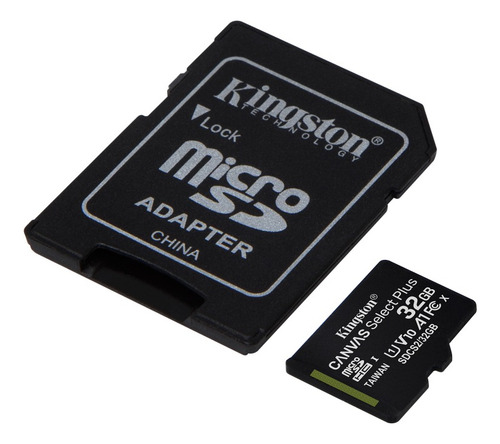 Imagen 2 de 7 de Memoria Micro Sd 32gb Kingston Clase 10 Con Adaptador