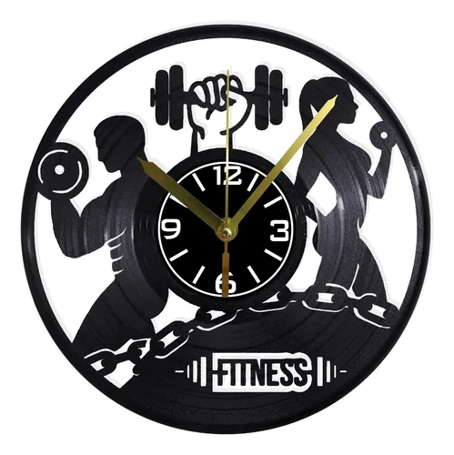 Reloj store gimnasio pared