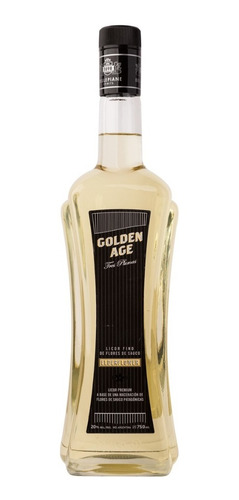 Licor Fino Golden Age Elder Flower 750 Tres Plumas Mataderos