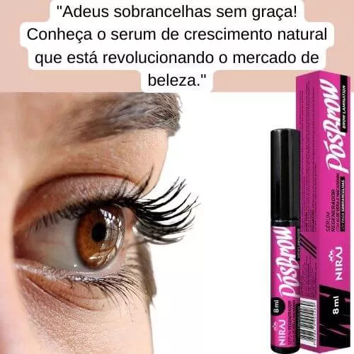 Pós Braw Sérum Regenerador Com Macadâmia P/sobracelhas 8ml