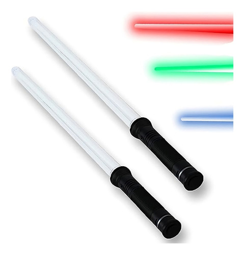 Juguetes Star Wars Espada Láser Retráctil Jedi Con Luz Rgb 