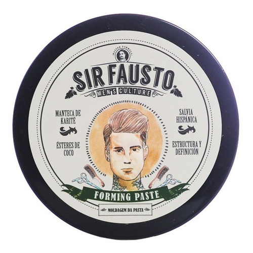 Sir Fausto Men´s Culture Pomada Cera Cabello Barberia 100ml