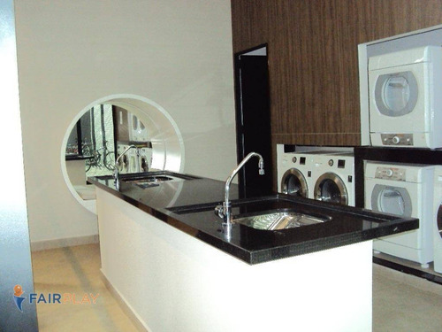 Imagem 24 de 26 de Apartamento Estilo Studio, Um Dormitorio, Uma Vaga De Garagem, 30m De Area Util, No Brooklin ! - Ap6492
