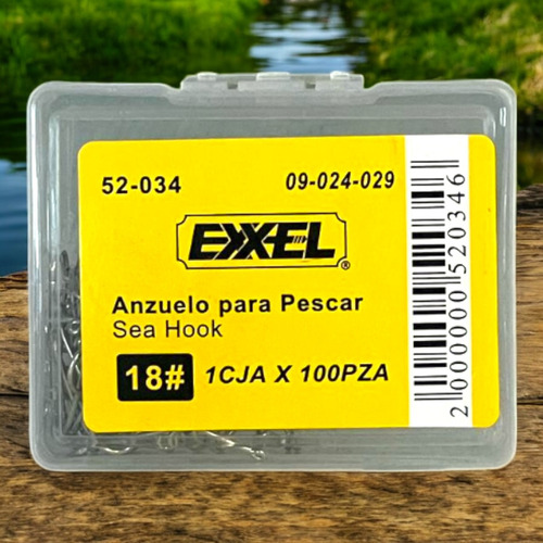 Anzuelo #18 Set 10 Piezas Exxel