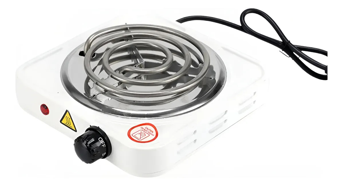 Cocina Electrica 1 Puesto Hornilla Hot Plate Jx-1010b Color Blanco