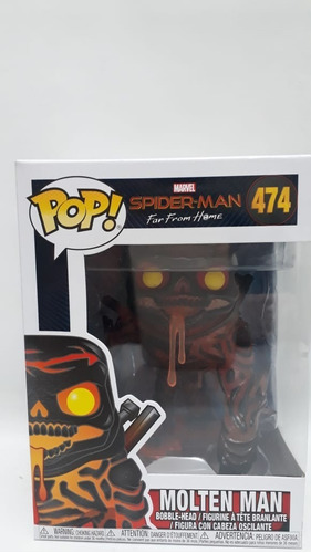 Funko Pop 474  Molten Man Marvel Spider Man