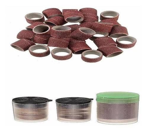 Kit 150 Lixa Tubo Disco Escovas + Discos De Feltro 102 Peças