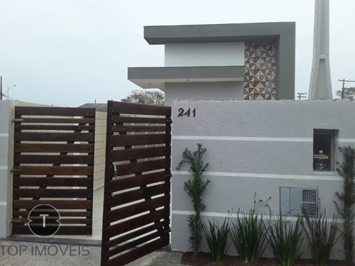 Imagem 1 de 19 de Linda Casa No Bairro Jardim Oasis, Pronta Para Morar Só 155mil, Venha E Aproveite Está Bela Oportunidade De Ter Seu Imóvel Novo Na Praia. - Ca00661 - 69909251