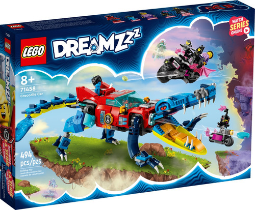 Lego Dreamzzz 71458 Carro Crocodilo 3 Formas - Quantidade De Peças 494